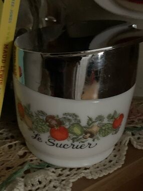 Le Sucrier Sugar Jar with Chrome Lid